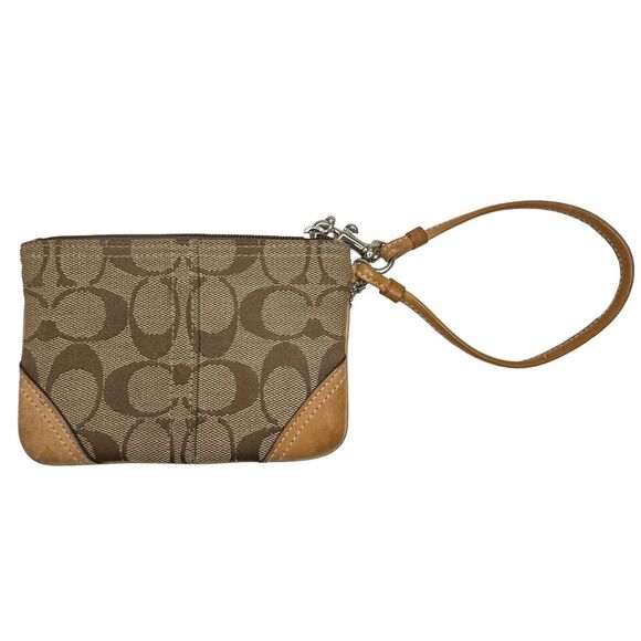Coach Wristlet Brown Logo - Picture 11 of 11